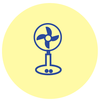 扇風機のイラスト