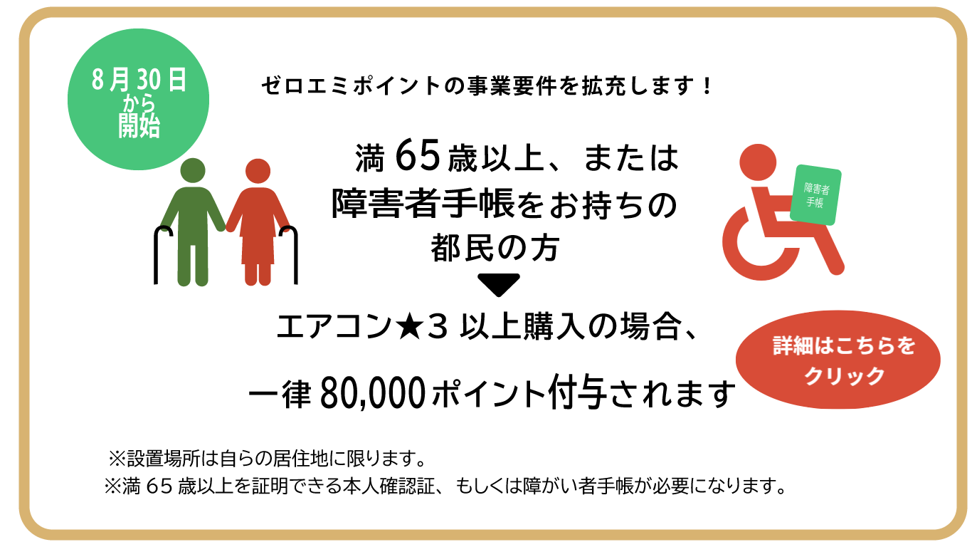 満65歳以上または障害者手帳をお待ち