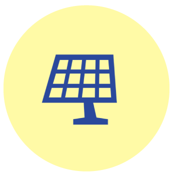 太陽光発電のイラスト