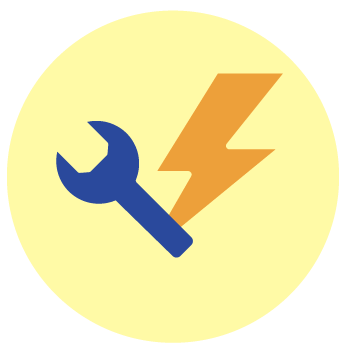 電気工事のイラスト
